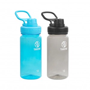 Takeya 18 oz Tritan Water Bottle Two Pack Azules Negras | CO0000154