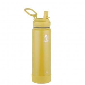 Takeya 24 oz Actives Water Bottle Doradas | CO0000069