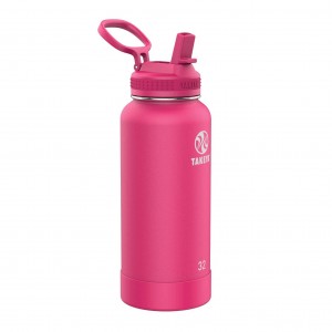 Takeya 32 oz Pickleball Water Bottle Rosas | CO0000013