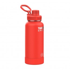 Takeya 32 oz Sport Water Bottle Rojas | CO0000100