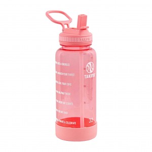 Takeya 32 oz Tritan Motivational Water Bottle Rosas | CO0000159