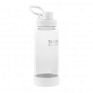 Takeya 32 oz Tritan Sport Water Bottle Blancas | CO0000174