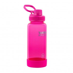 Takeya 32 oz Tritan Sport Water Bottle Rosas | CO0000160