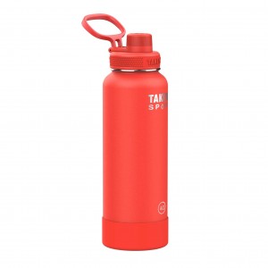 Takeya 40 oz Sport Water Bottle Rojas | CO0000102