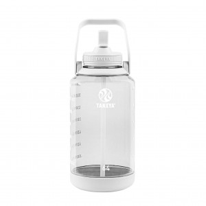 Takeya 64 oz Tritan Motivational Water Bottle Blancas | CO0000177