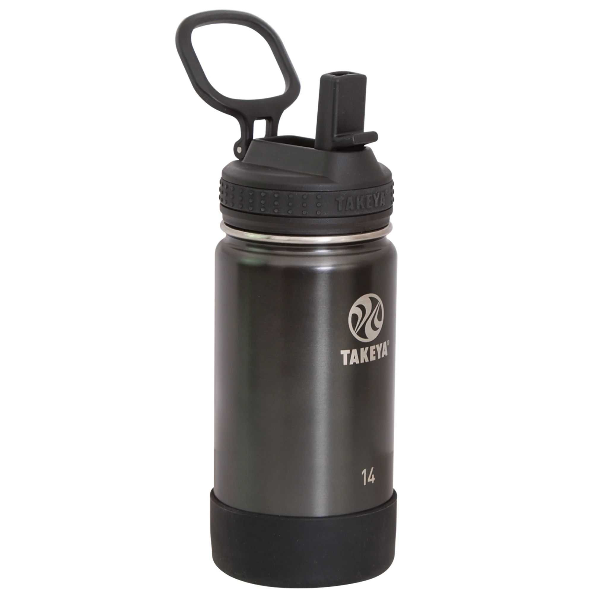 Takeya 14 oz Actives Kids Water Bottle Gris Oscuro | CO0000189