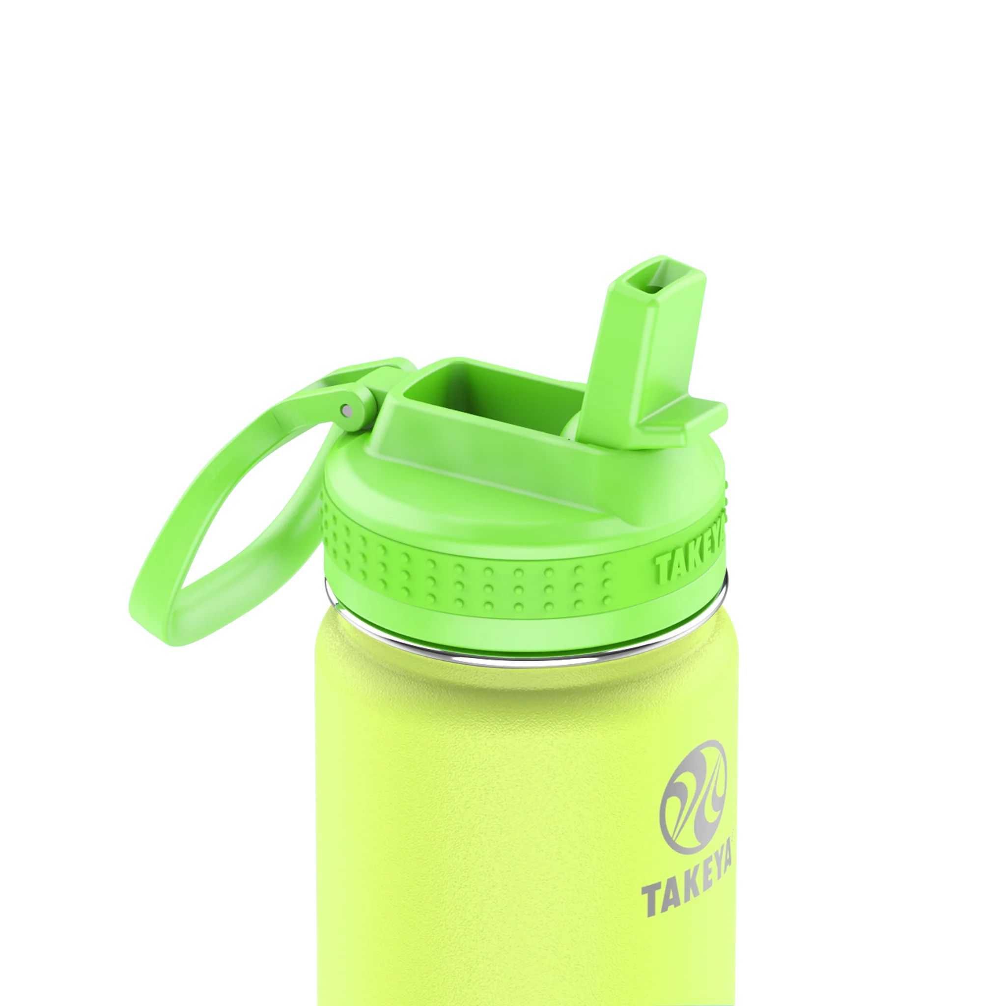 Takeya 18 oz Actives Kids Glow In The Dark Water Bottle Verde | CO0000190