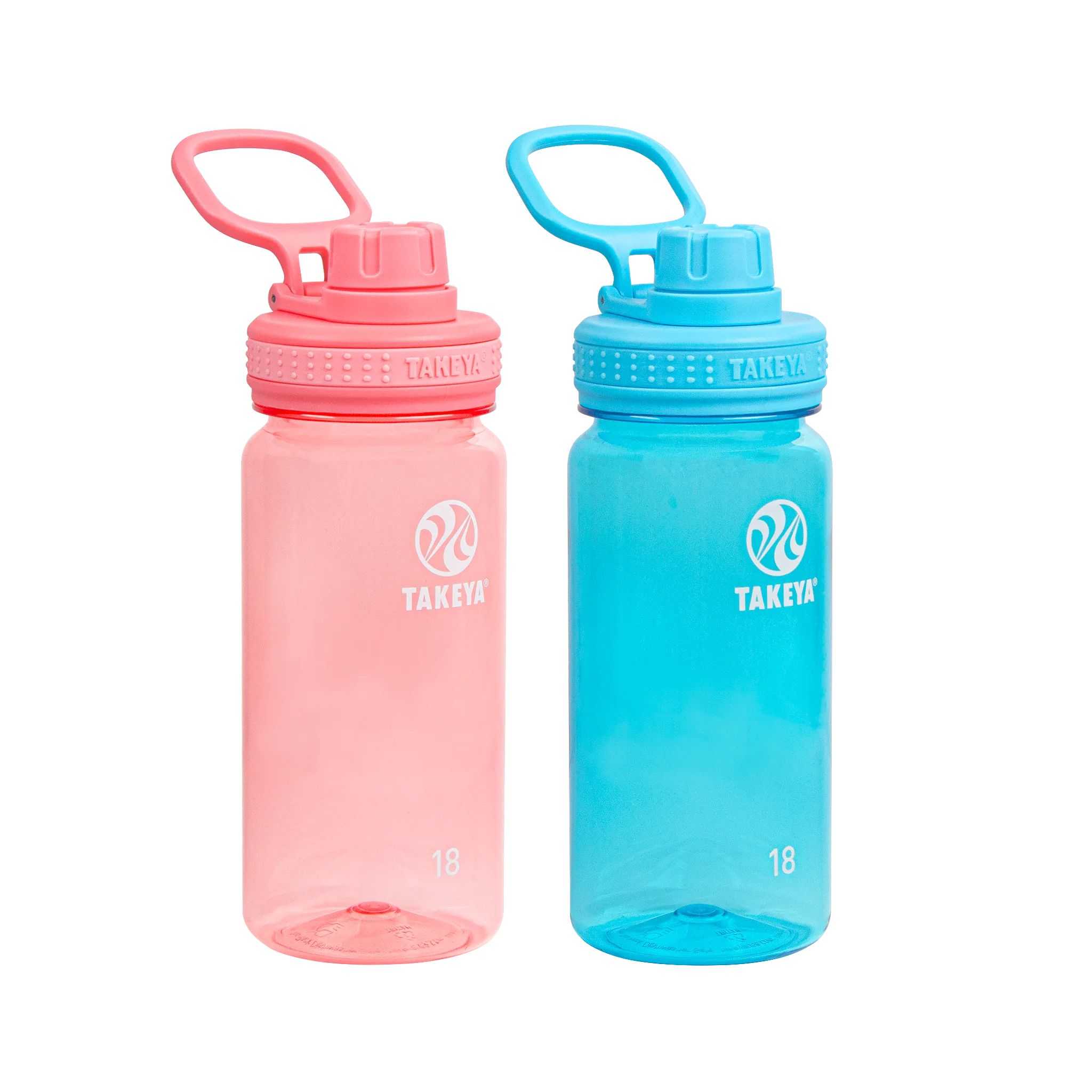 Takeya 18 oz Tritan Water Bottle Two Pack Rosas Azules | CO0000165