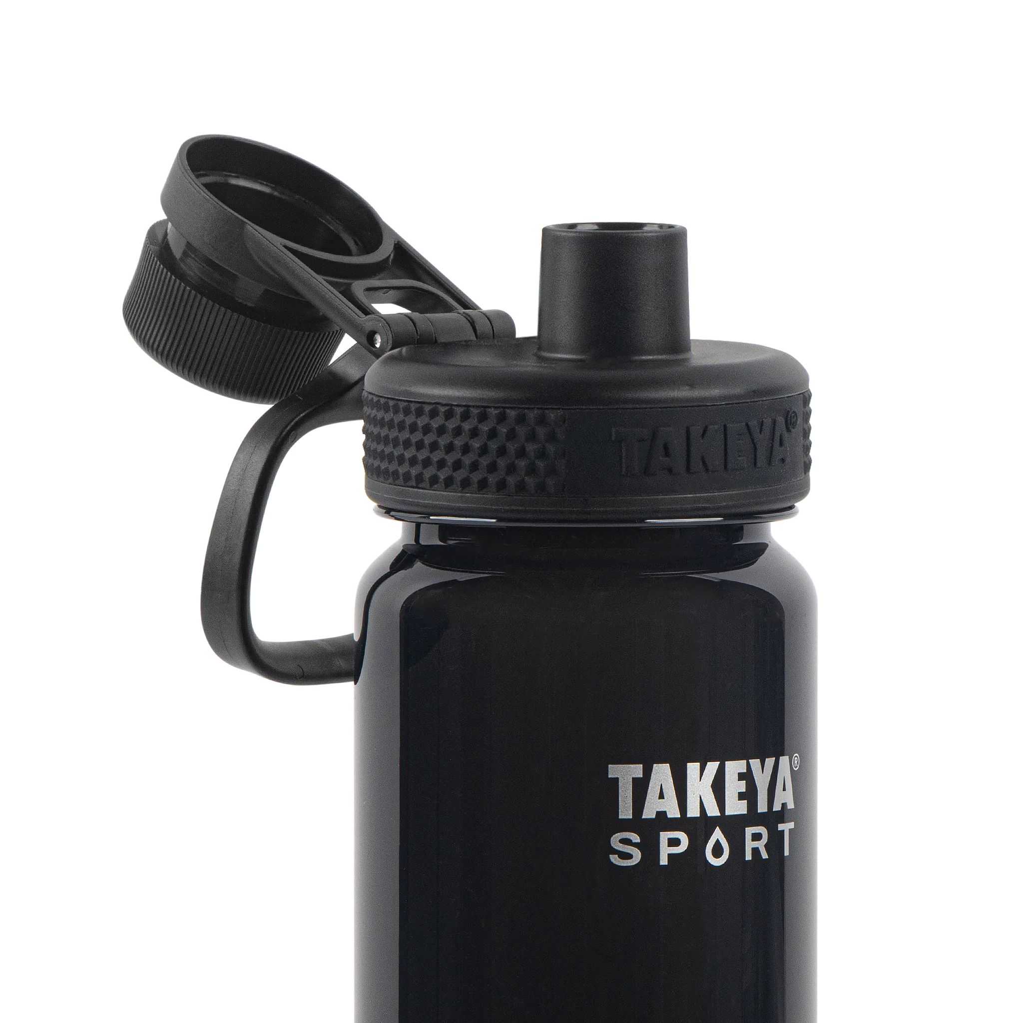 Takeya 24 oz Tritan Sport Water Bottle Negras | CO0000134