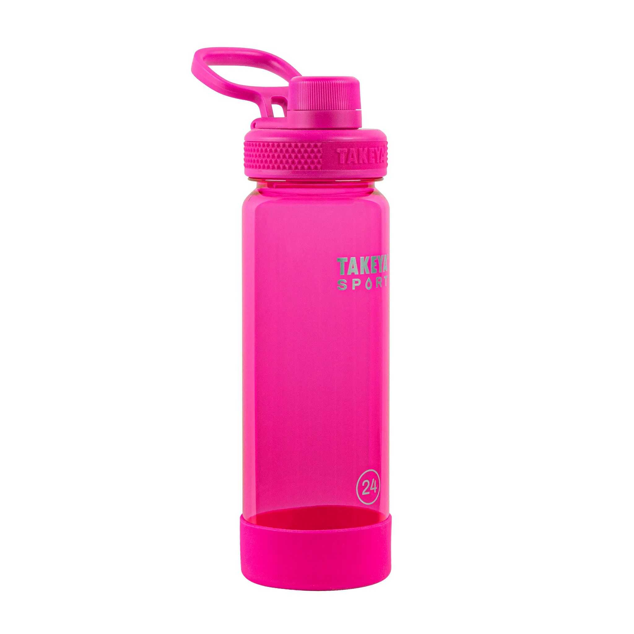 Takeya 24 oz Tritan Sport Water Bottle Rosas | CO0000157