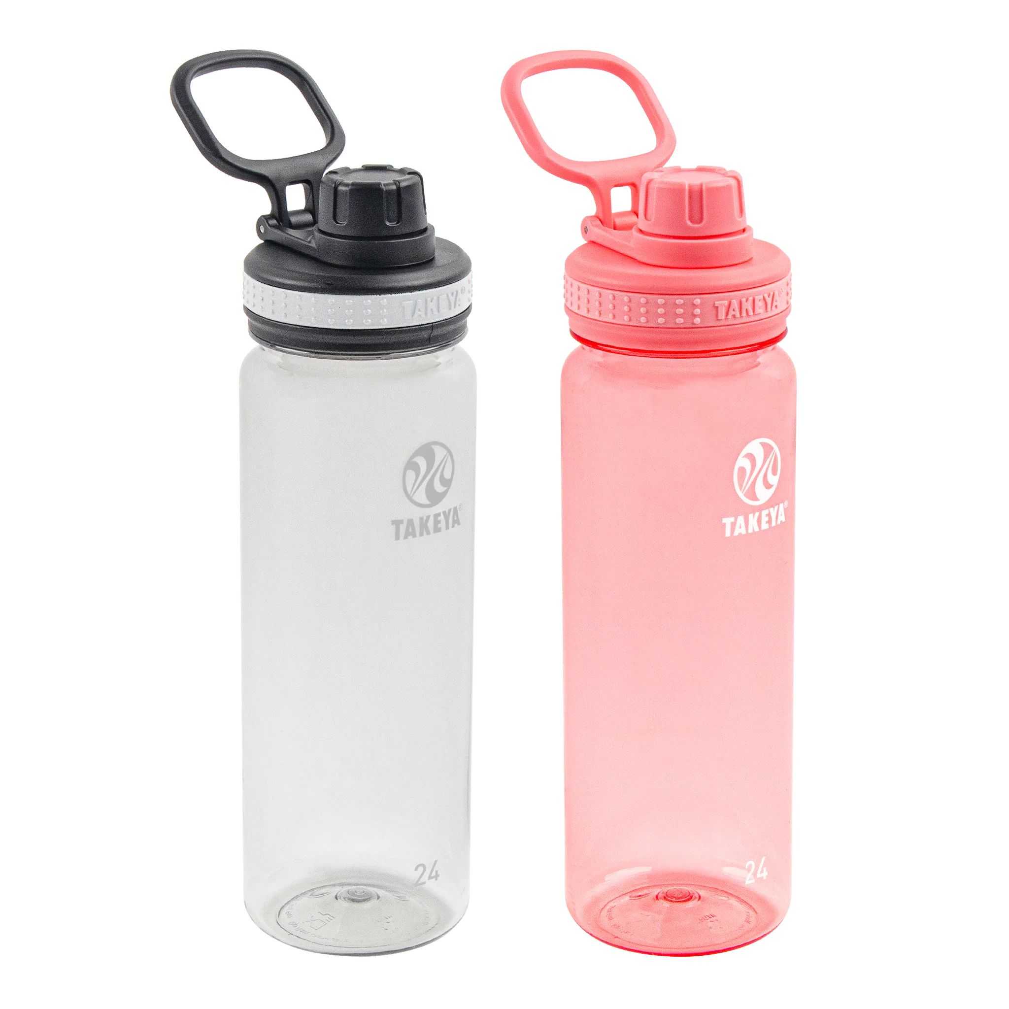 Takeya 24 oz Tritan Water Bottle Two Pack Blancas Rosas | CO0000178