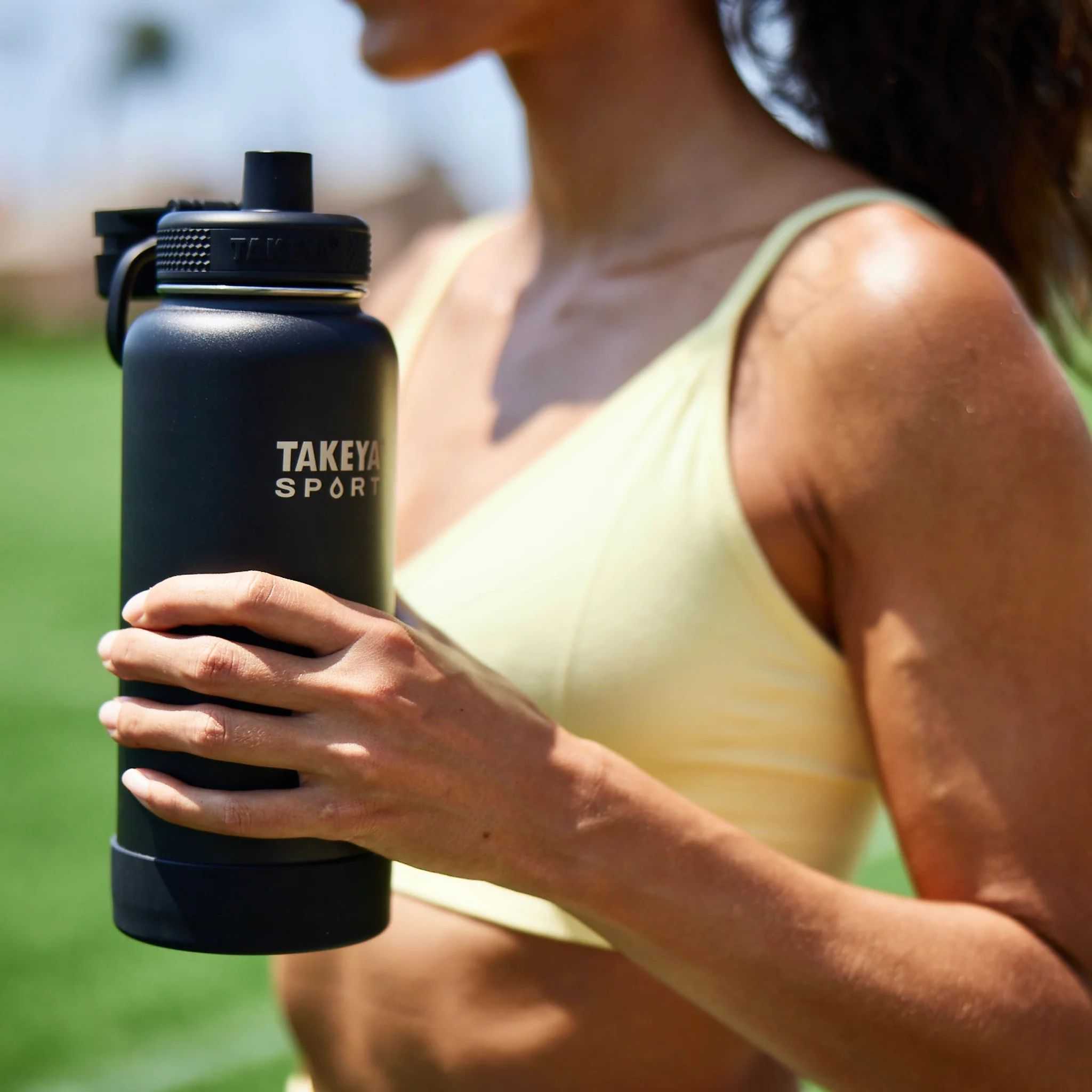 Takeya 32 oz Sport Water Bottle Negras | CO0000035