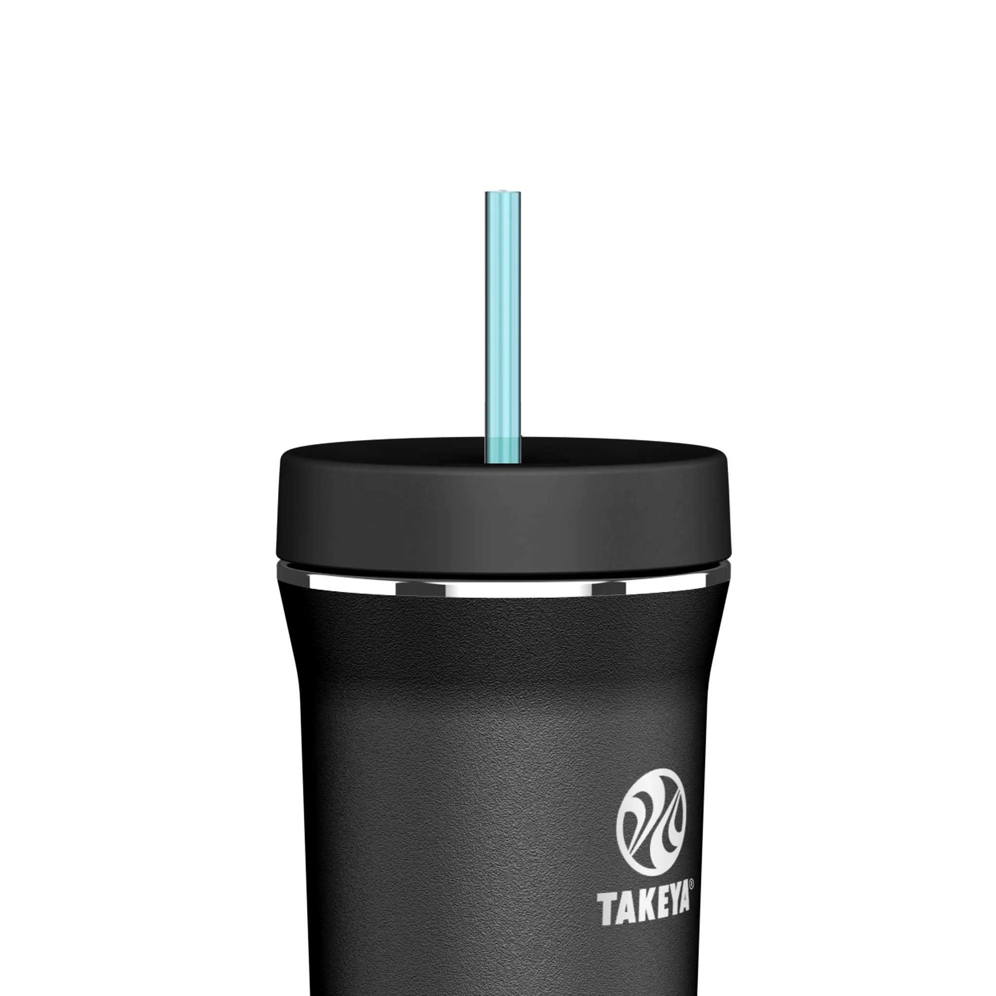 Takeya 32 oz Straw Tumbler Negras | CO0000122