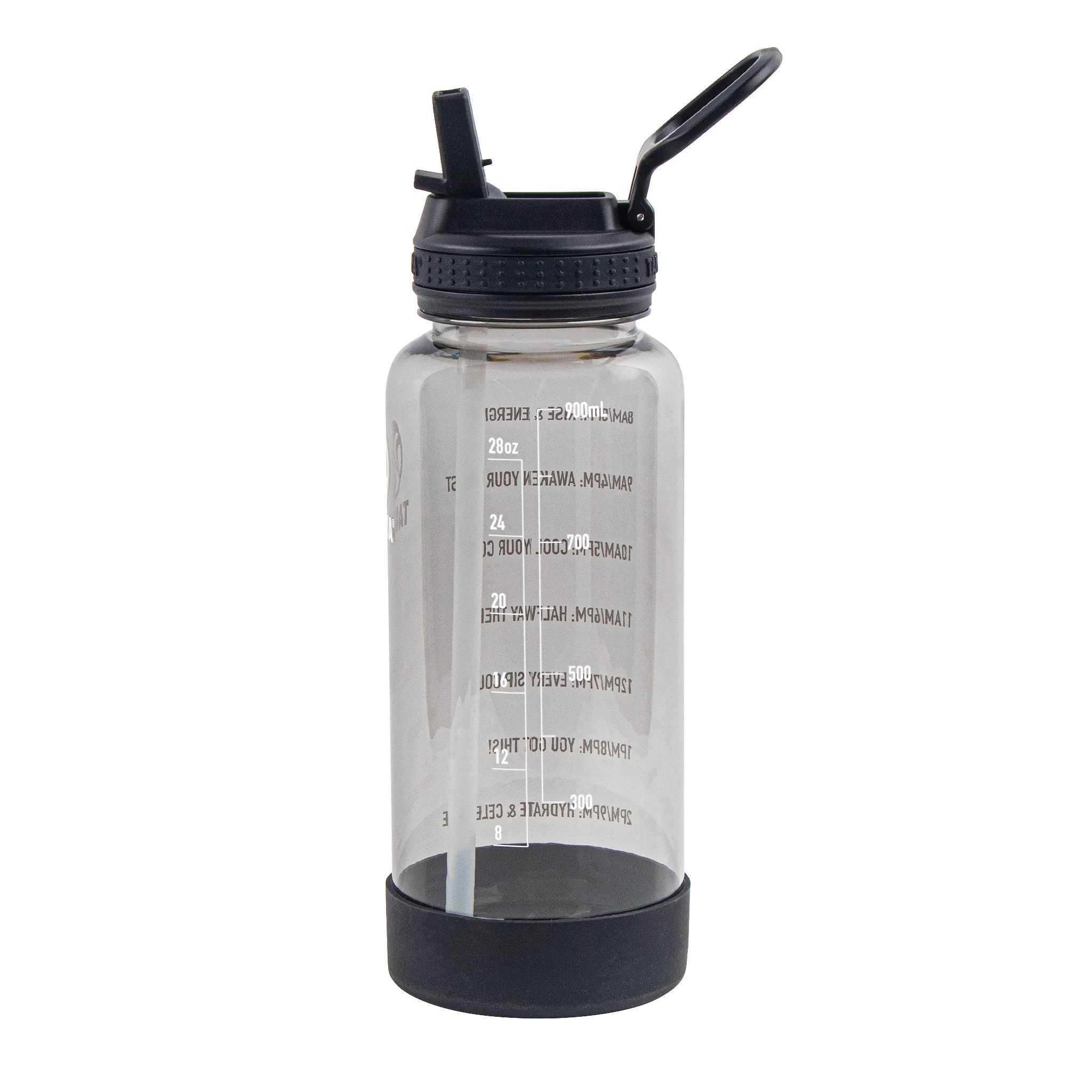 Takeya 32 oz Tritan Motivational Water Bottle Negras | CO0000136