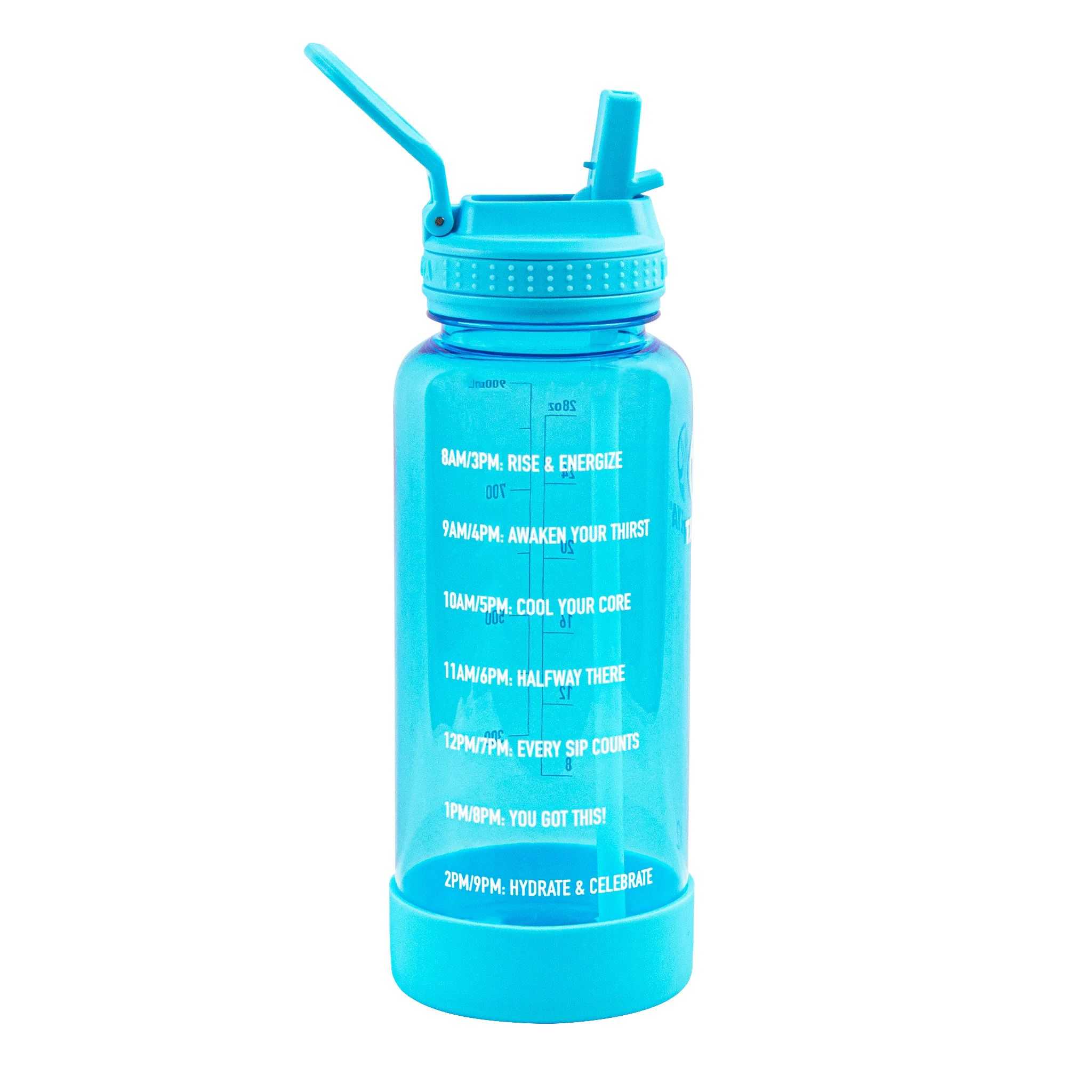 Takeya 32 oz Tritan Motivational Water Bottle Azules | CO0000147