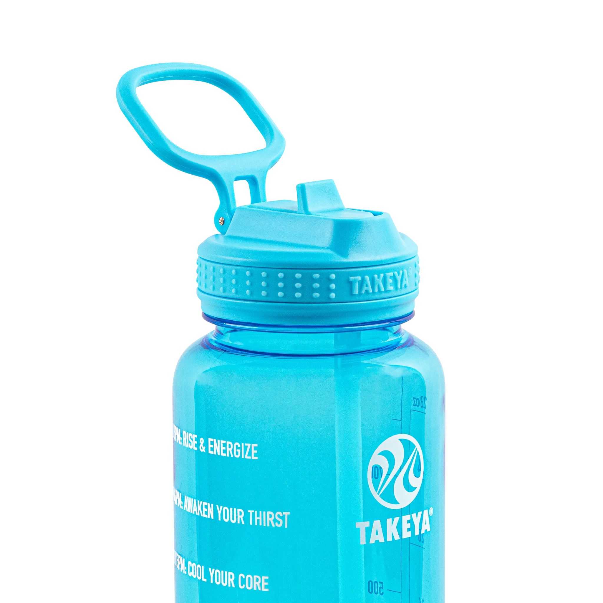 Takeya 32 oz Tritan Motivational Water Bottle Azules | CO0000147