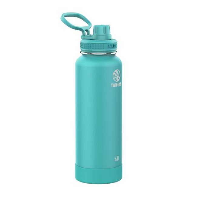 Takeya 40 oz CP Signature Pickleball Water Bottle Turquesa | CO0000112