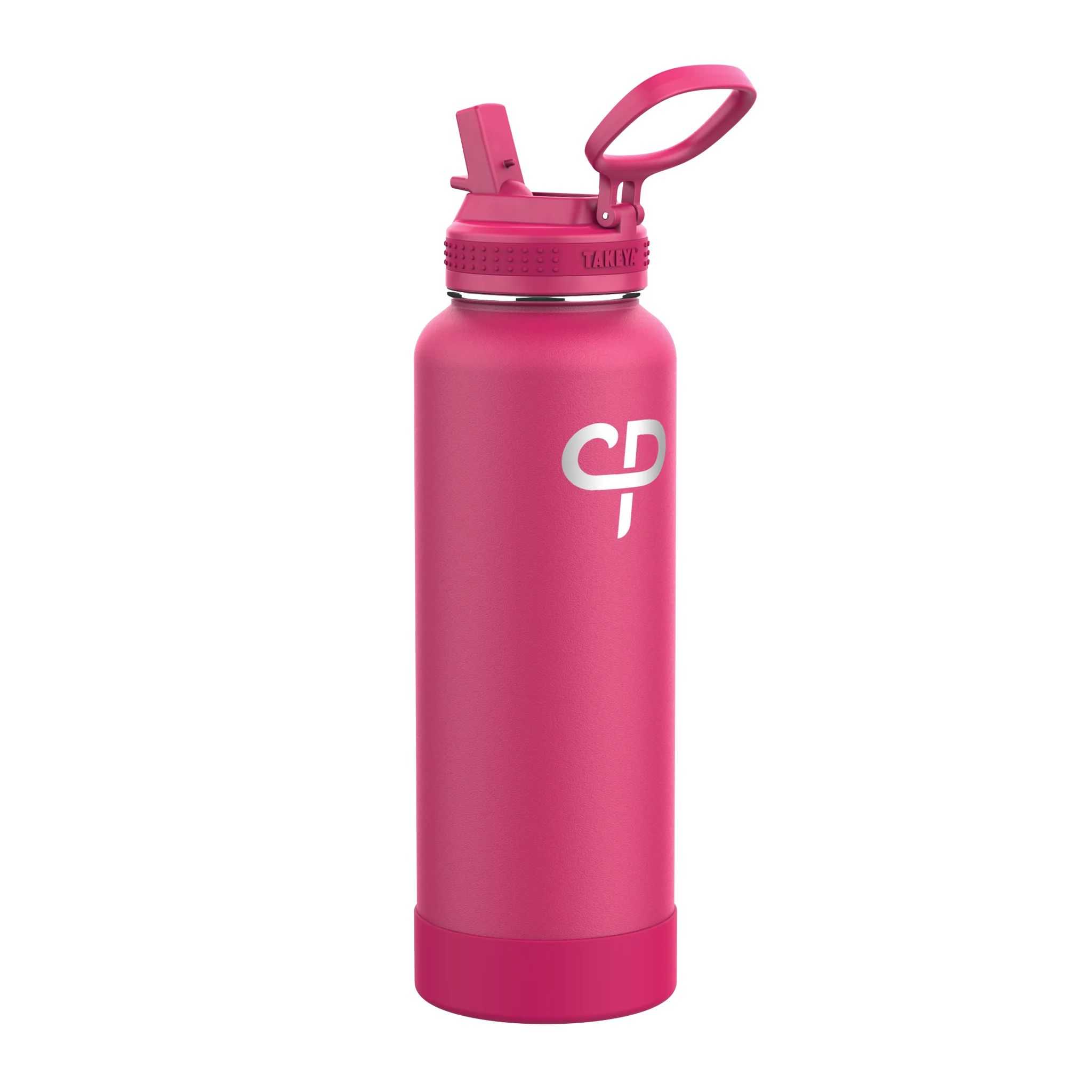 Takeya 40 oz CP Signature Pickleball Water Bottle Rosas | CO0000019