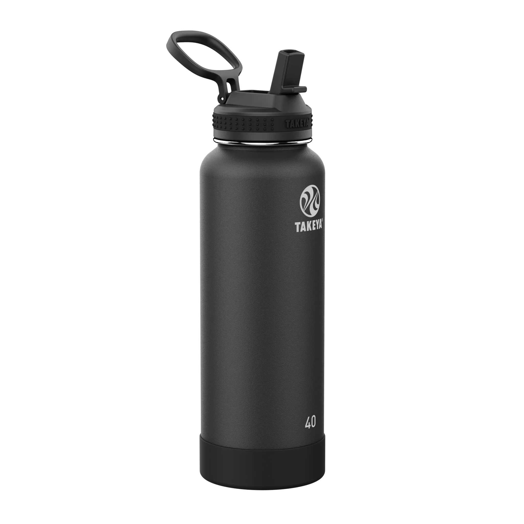 Takeya 40 oz CP Signature Pickleball Water Bottle Negras | CO0000037