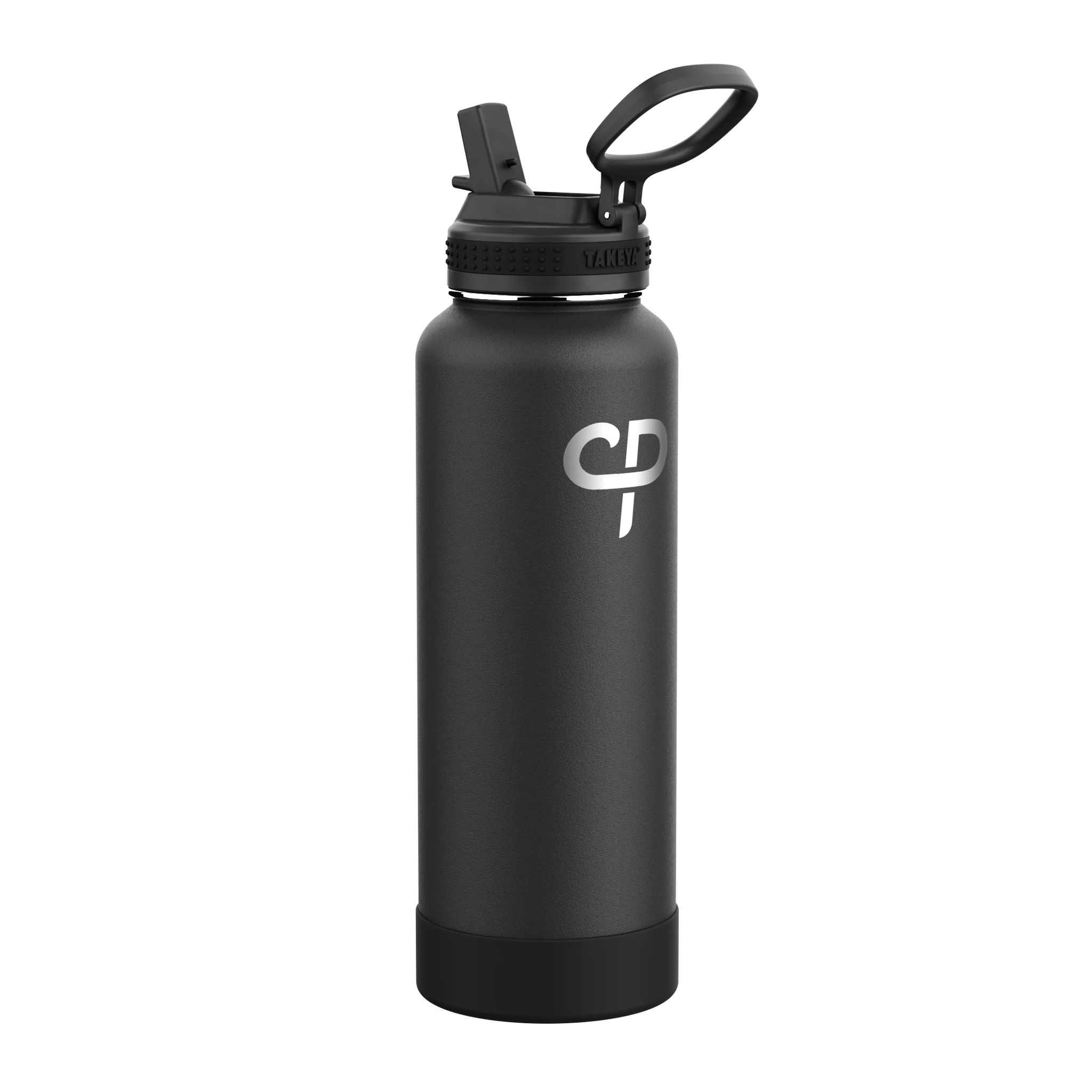 Takeya 40 oz CP Signature Pickleball Water Bottle Negras | CO0000037