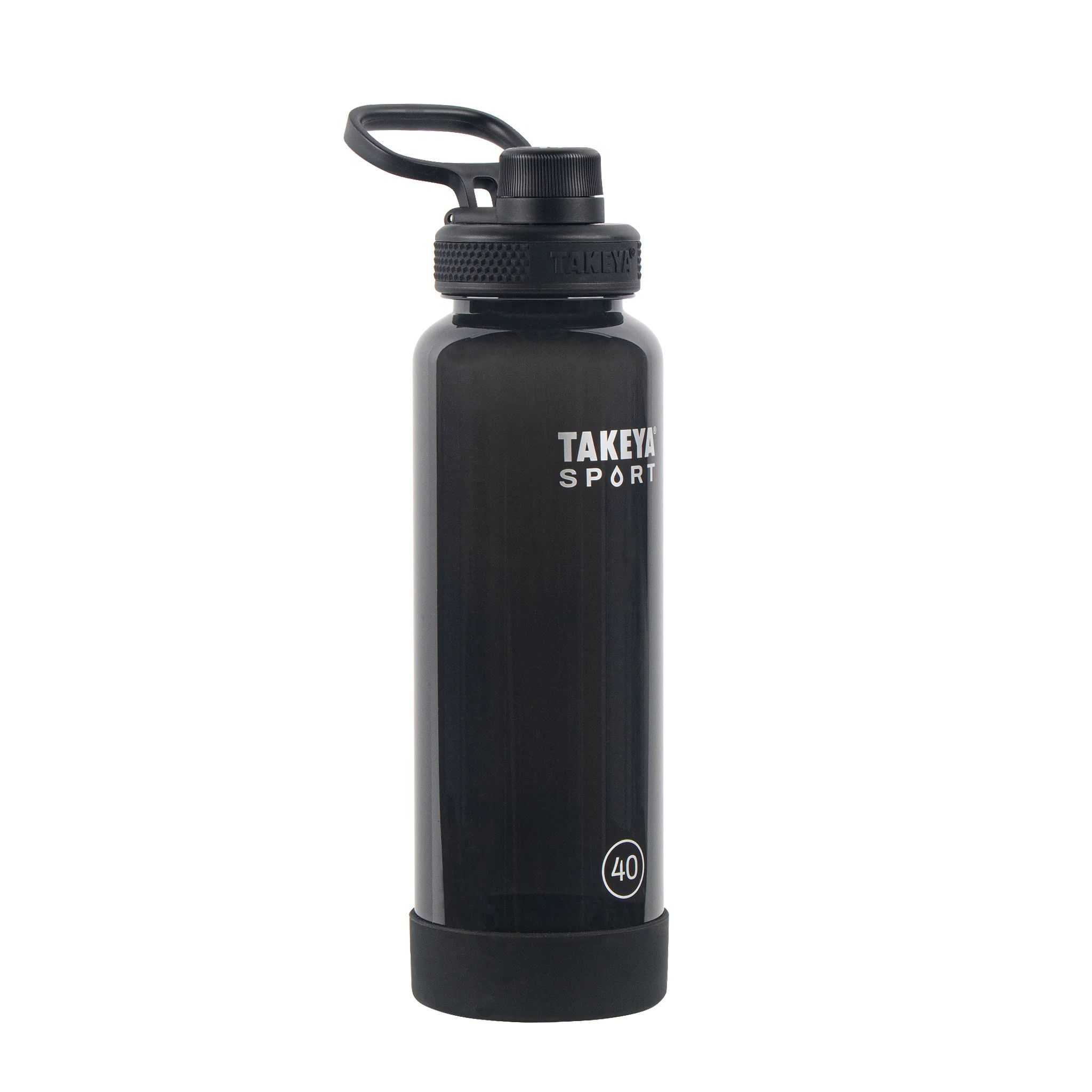 Takeya 40 oz Tritan Sport Water Bottle Negras | CO0000139