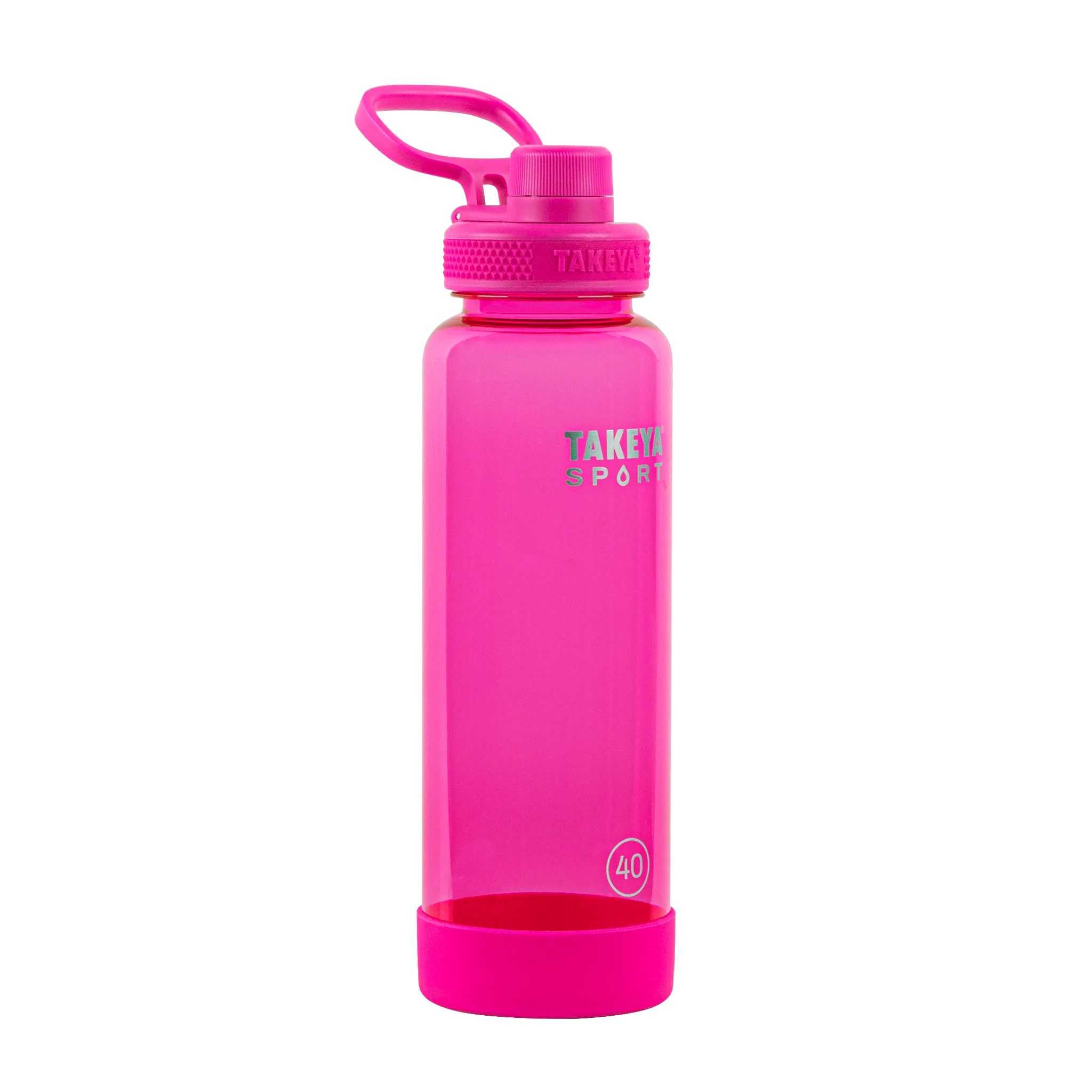 Takeya 40 oz Tritan Sport Water Bottle Rosas | CO0000162