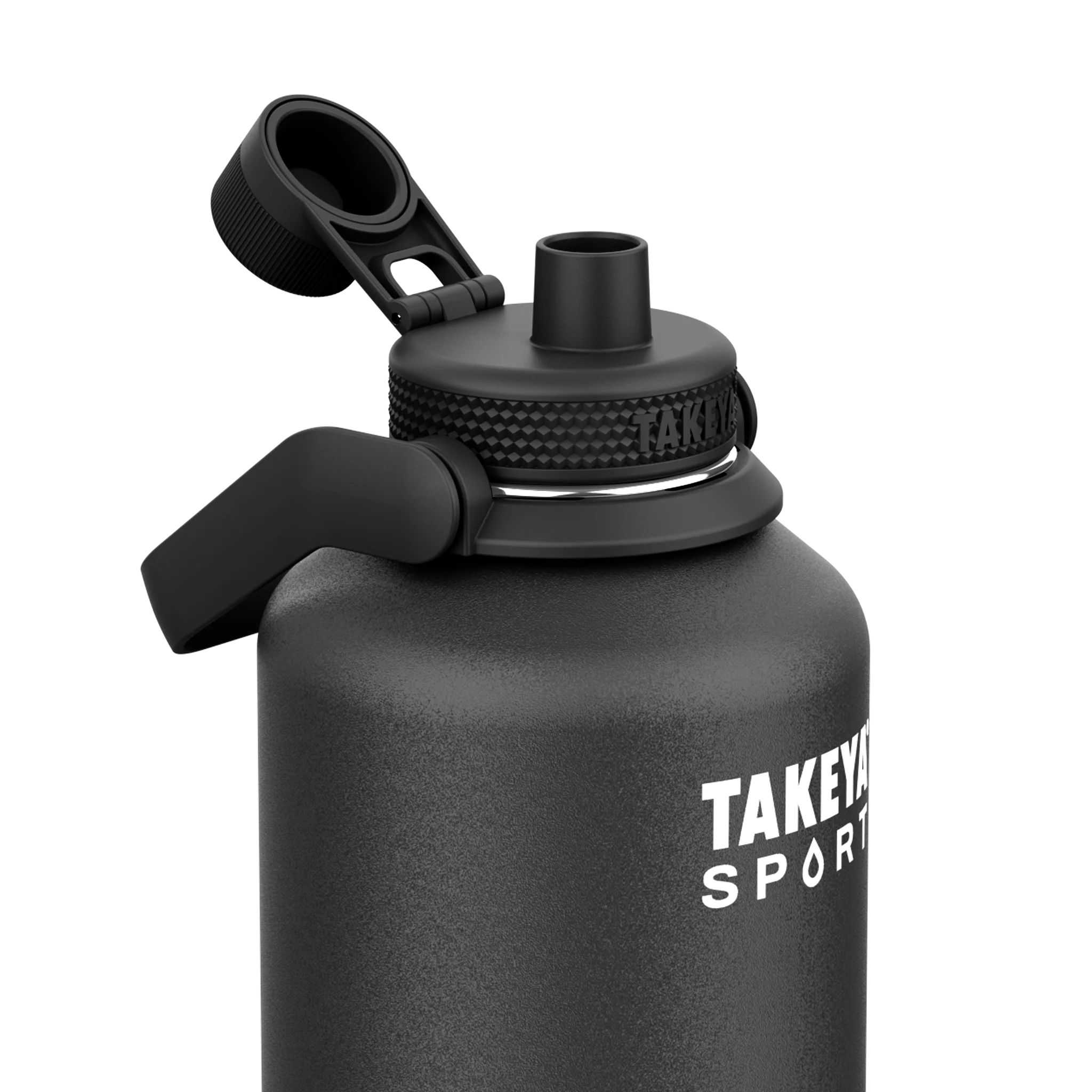 Takeya 64 oz Sport Water Bottle Negras | CO0000045