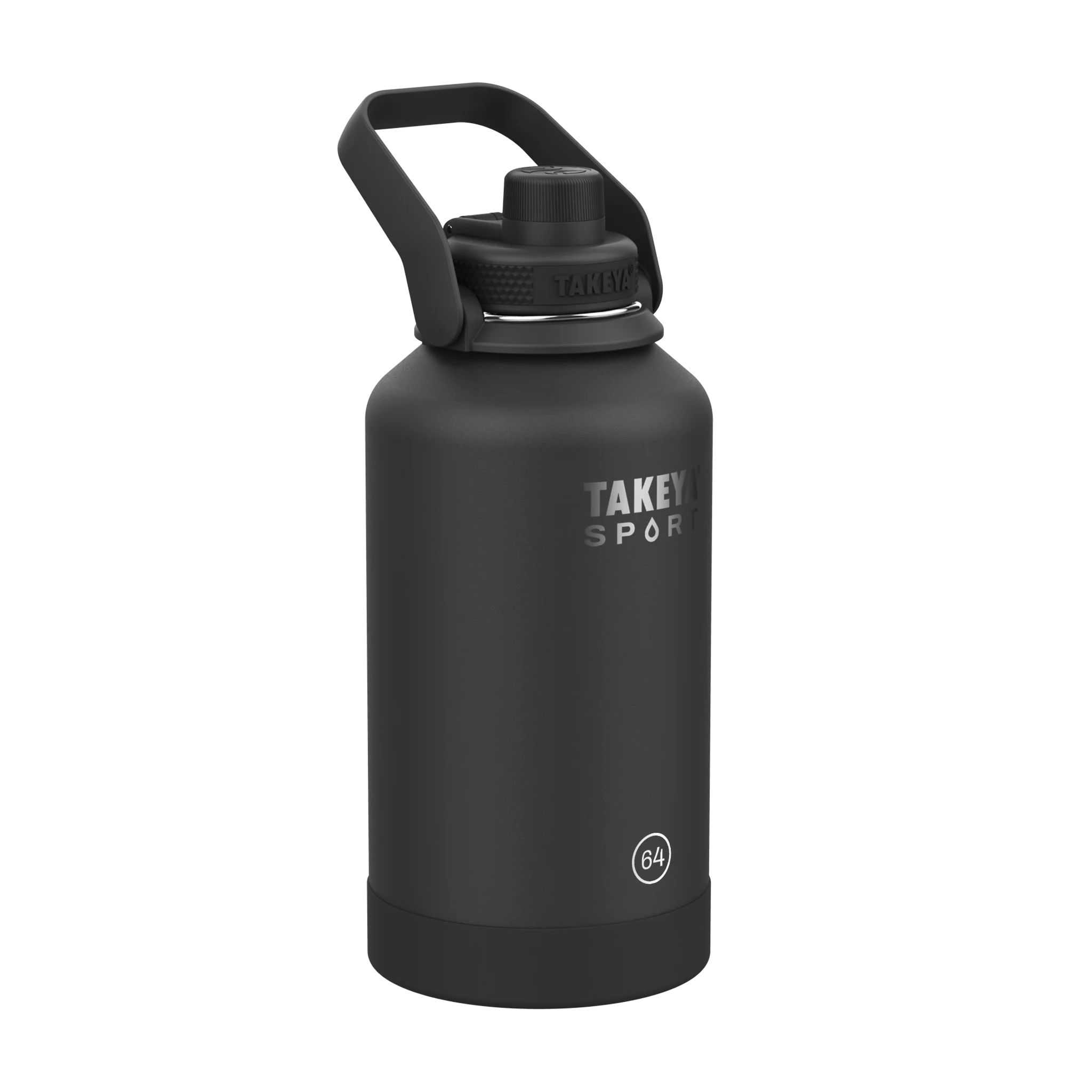 Takeya 64 oz Sport Water Bottle Negras | CO0000045