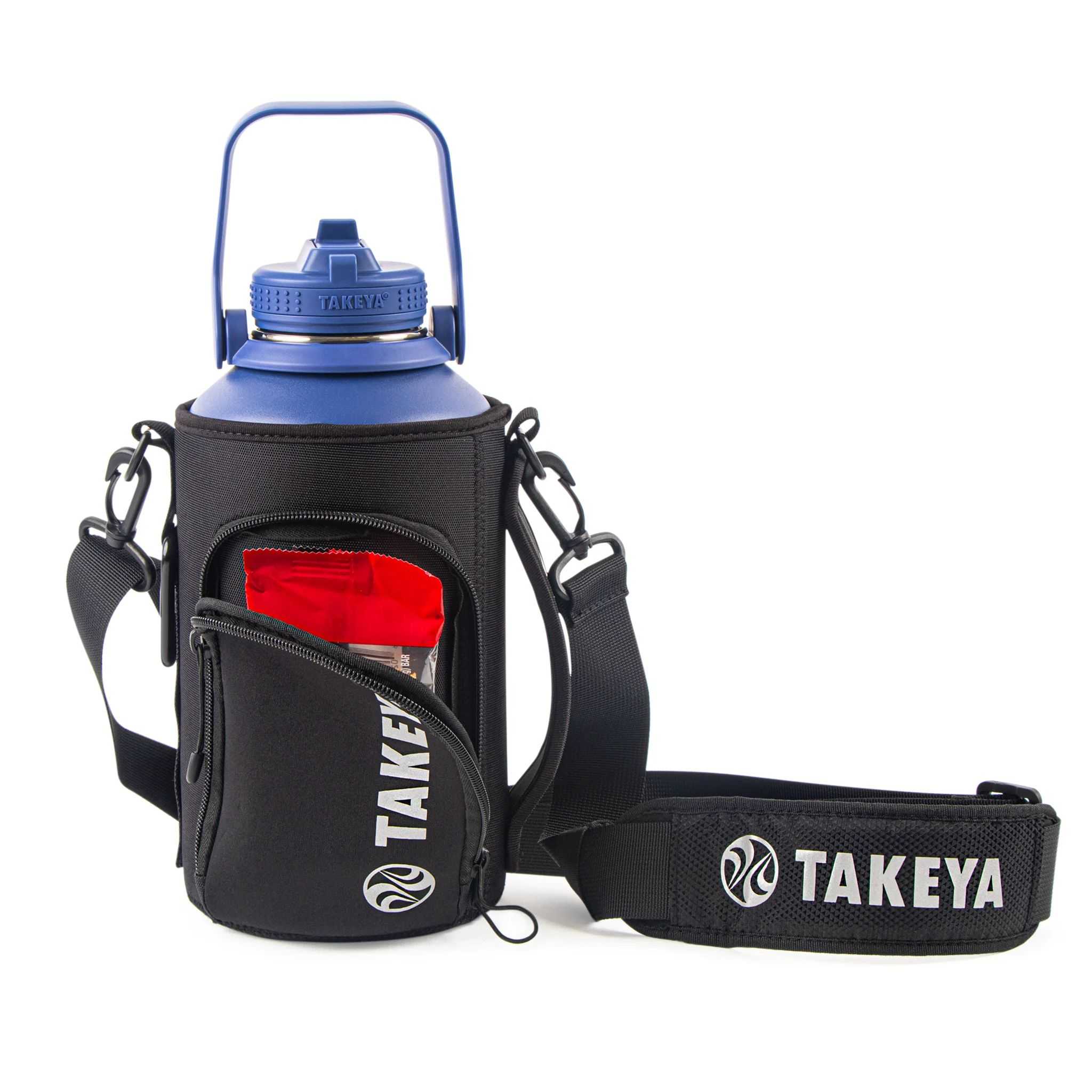 Takeya Hydrotex Easy Grip Bottle Sling - Great for Pickleball Negras | CO0000236