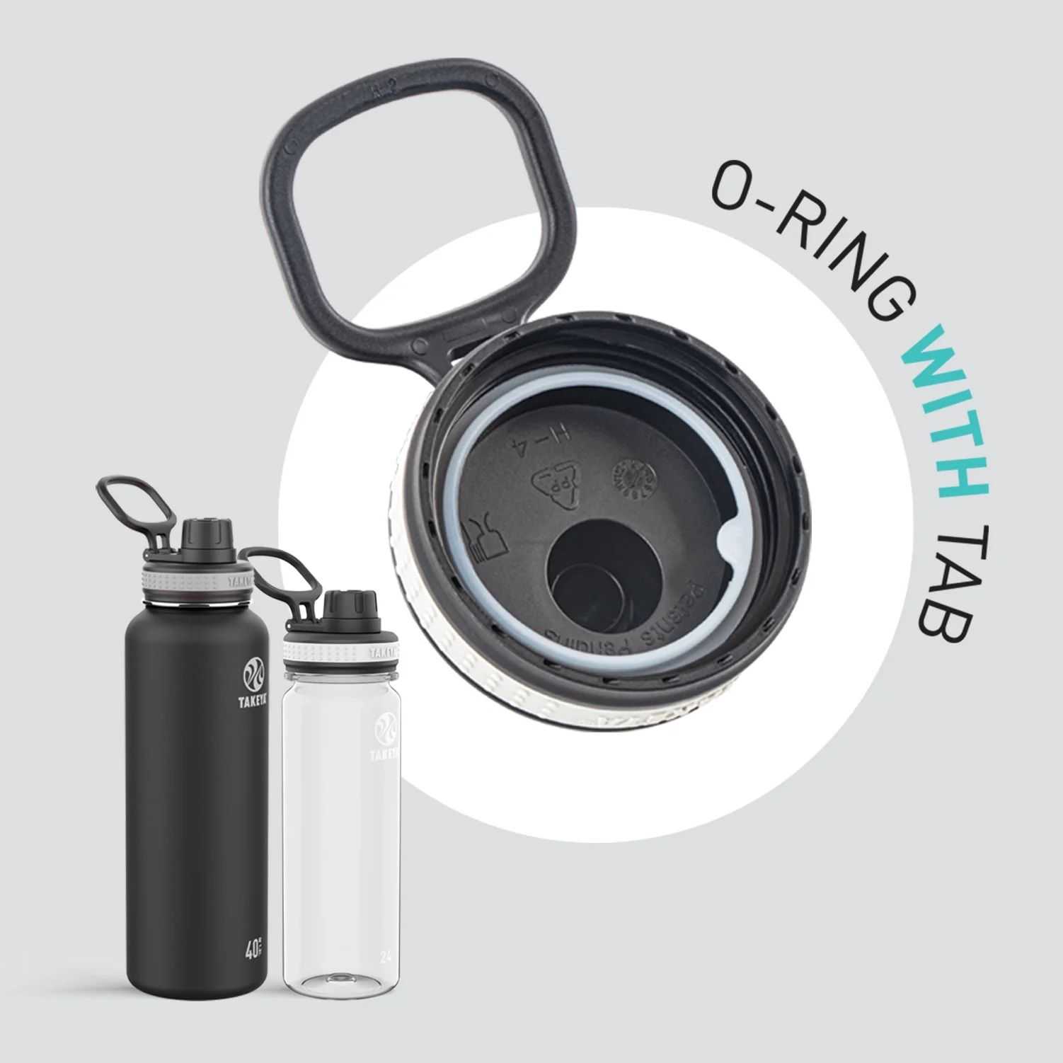 Takeya Originals/Tritan Spout Lid O-Ring Set With Tabs Blancas | CO0000268