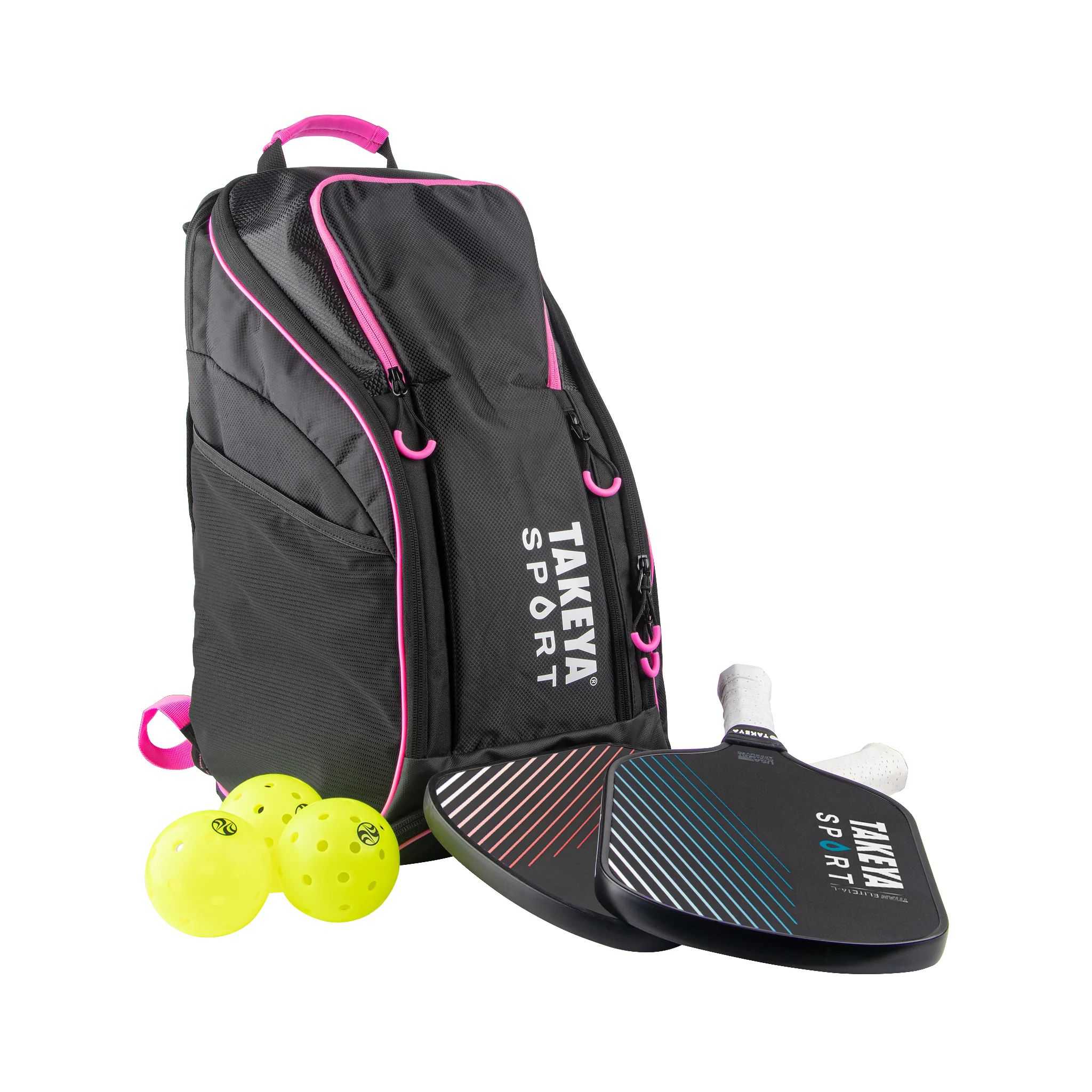 Takeya Takeya Sport Medium Pickleball Backpack Negras Rosas | CO0000244